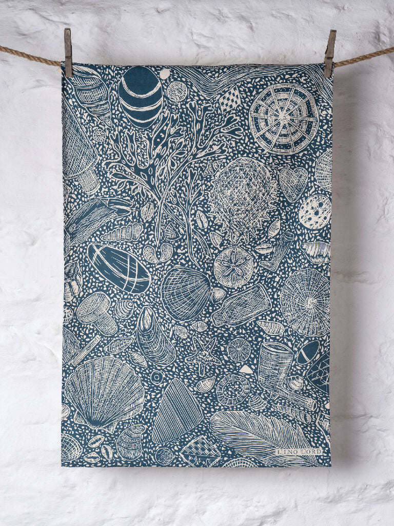 Hidden Beach Finds Organic Cotton Tea Towel