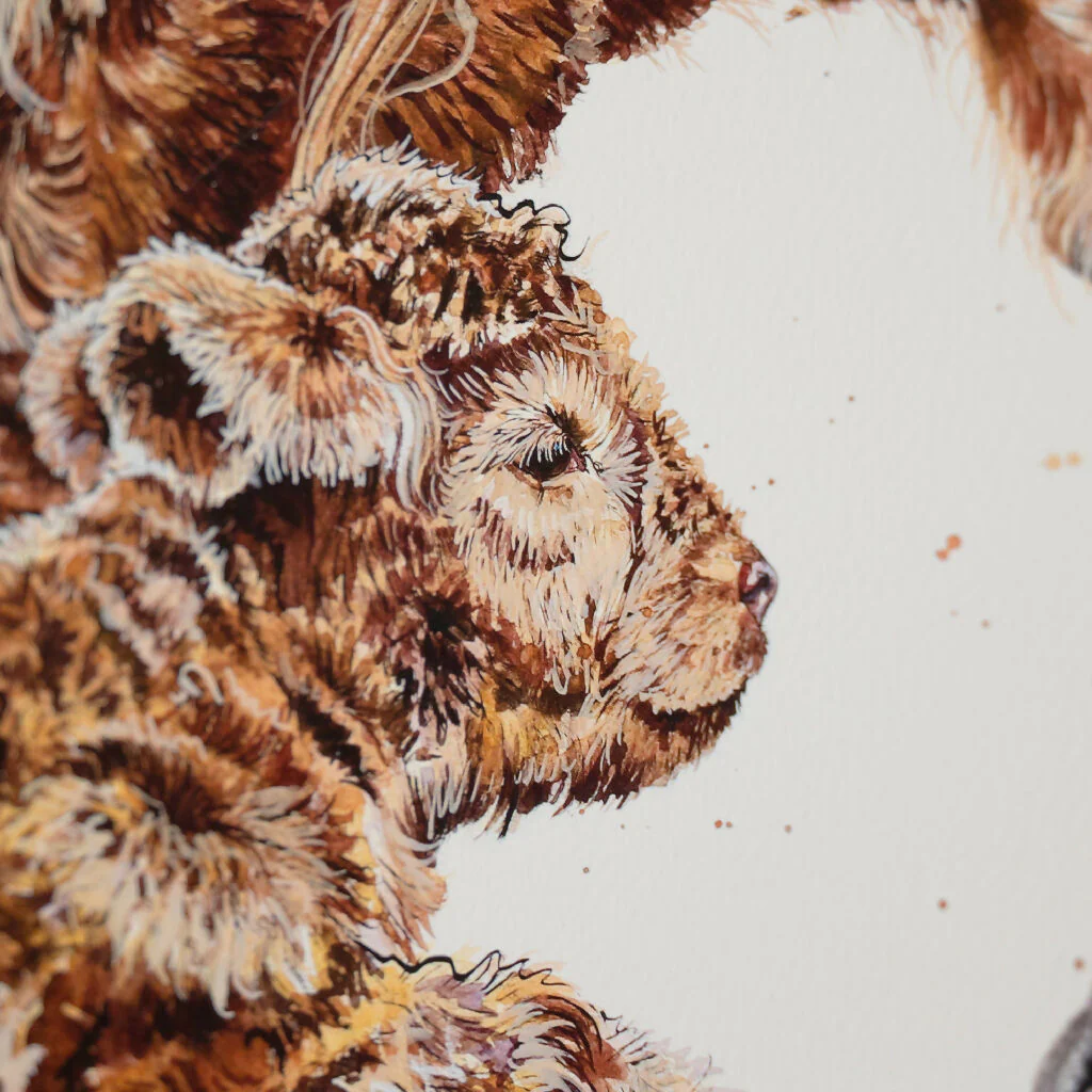 Highland Cow Limited Edition Print 'A Tender Moo' | Jina Gelder Illustration - Image 8