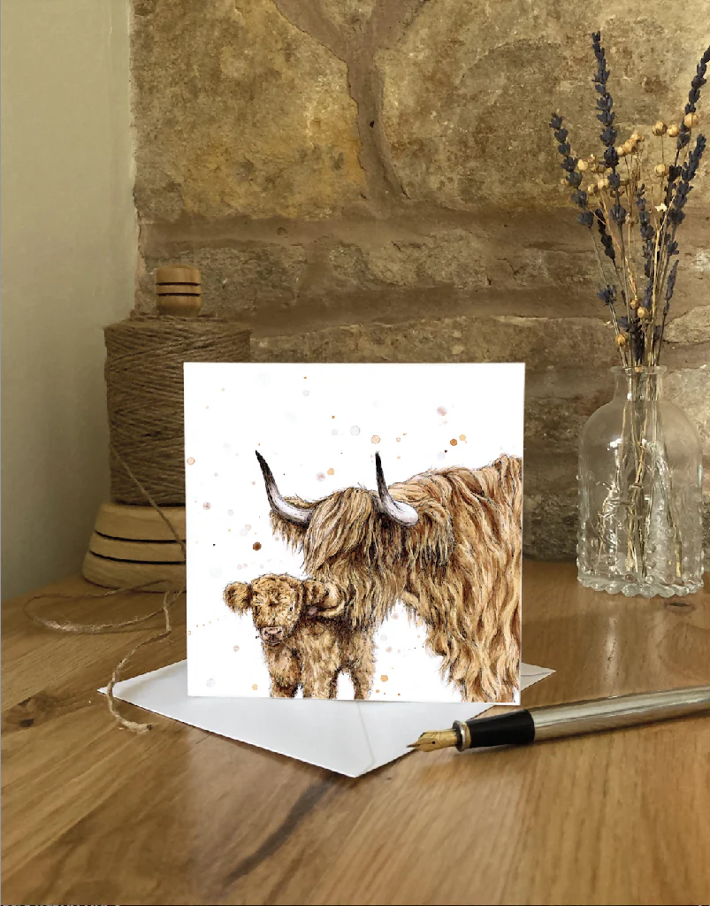 Highland Kiss | Greetings Card