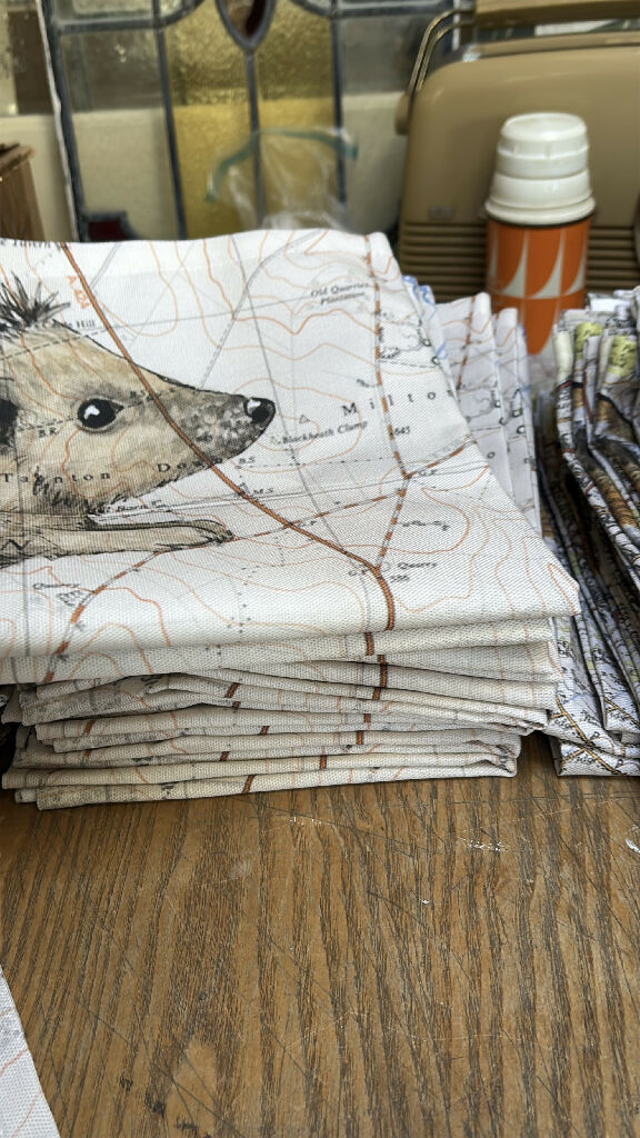 Highstreet Hedgehog Cotton Tea Towel - Image 4