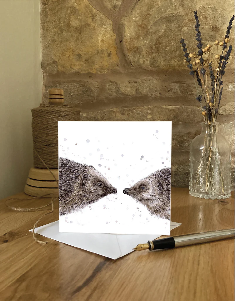 Hogs and Kisses | greetings Card