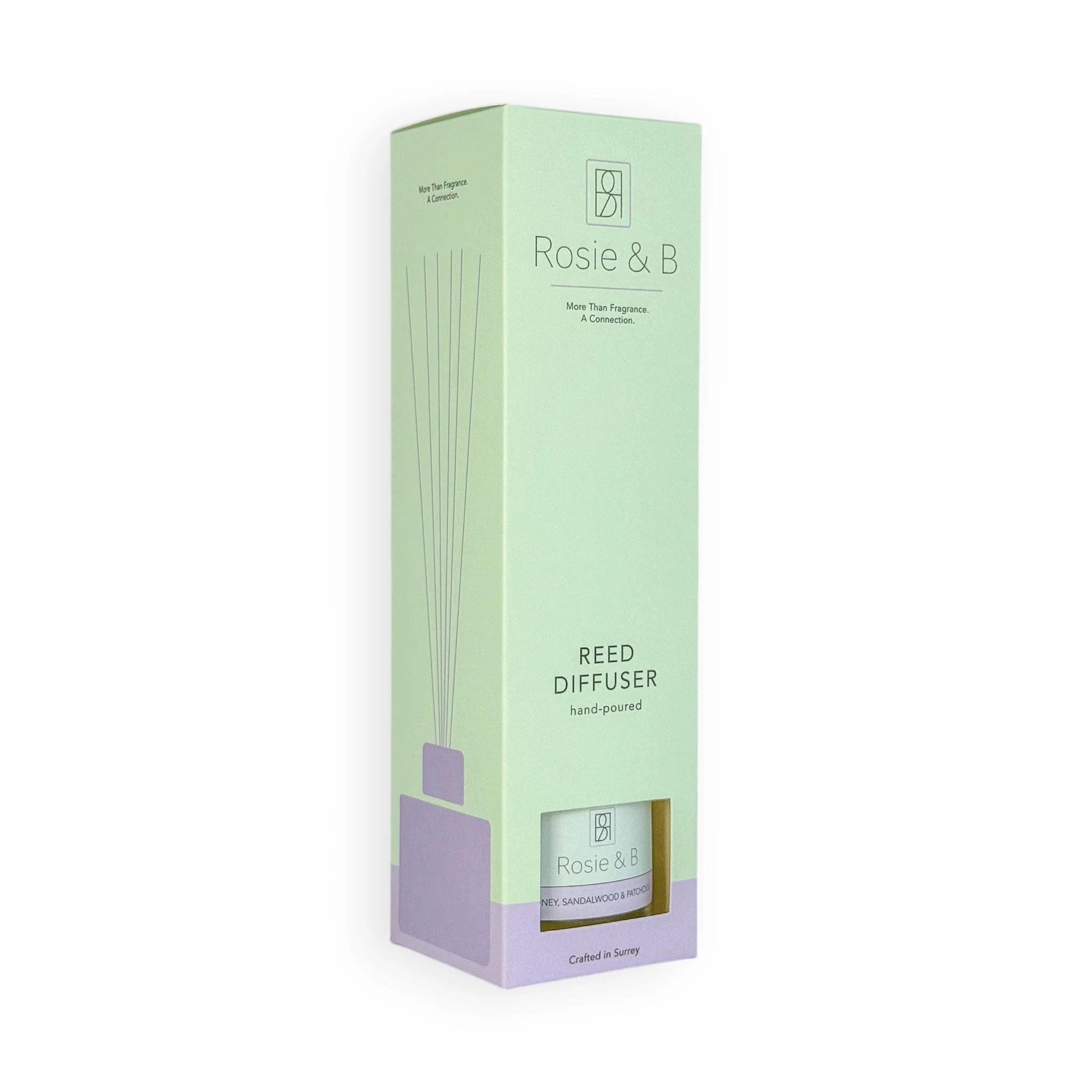 Honey, Sandalwood & Patchouli Reed Diffuser - Image 3