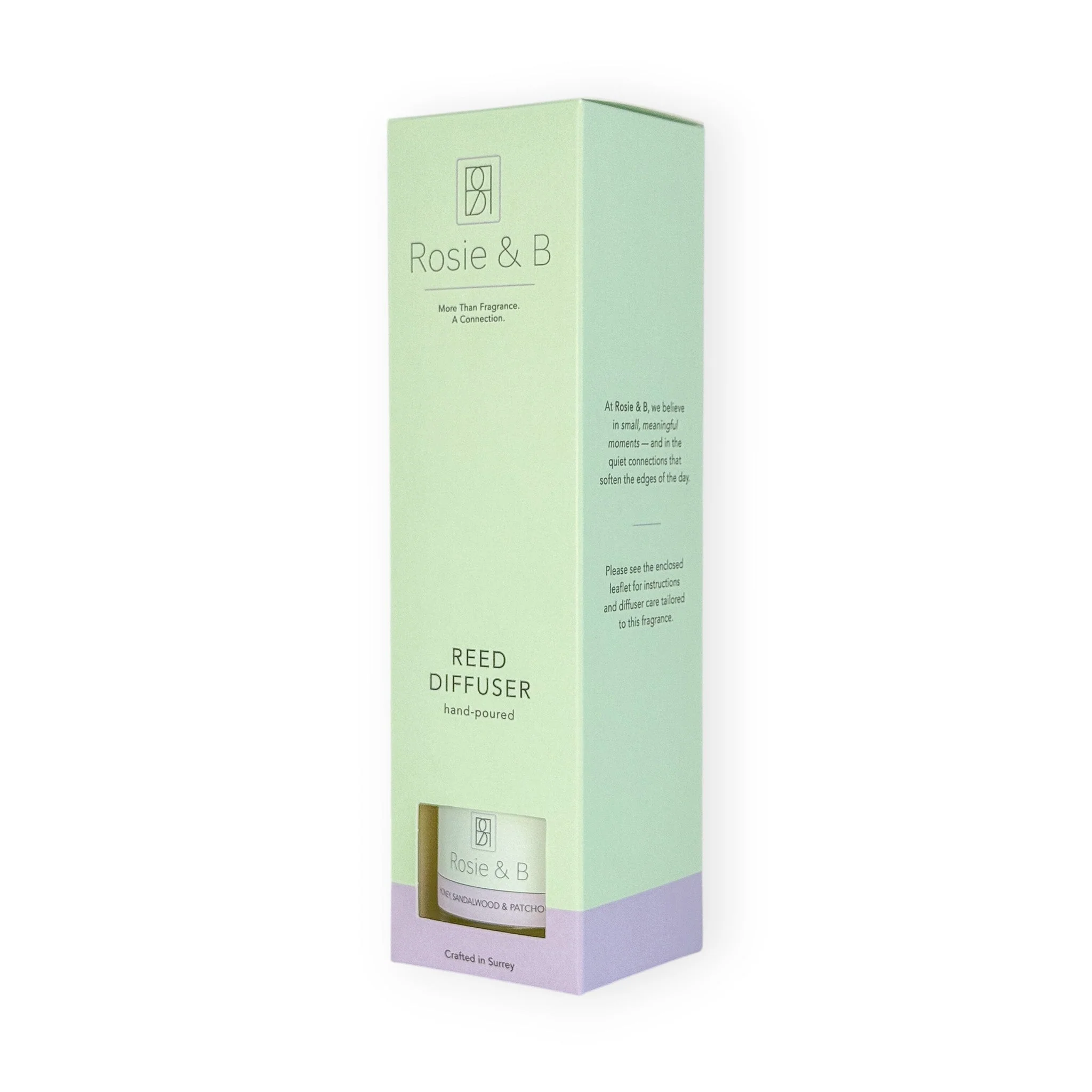 Honey, Sandalwood & Patchouli Reed Diffuser - Image 4