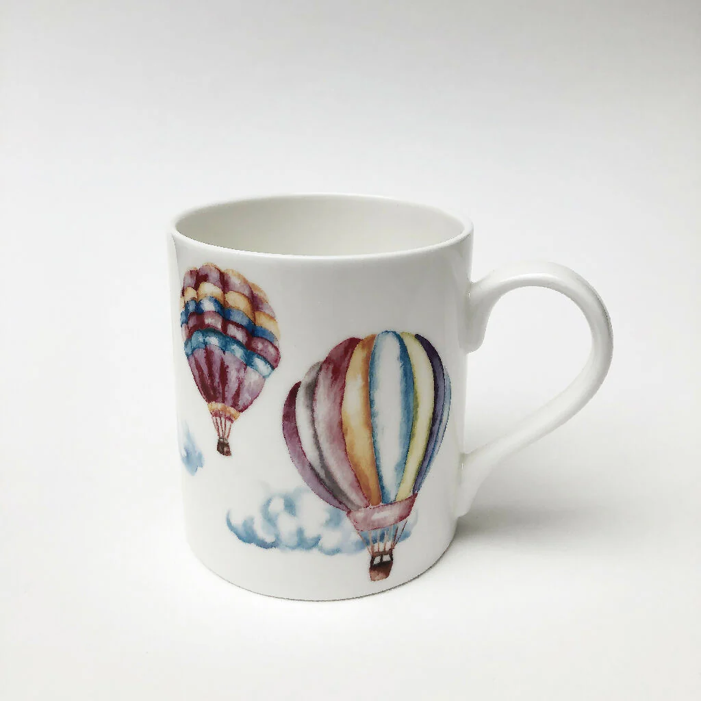 Hot Air Balloons China Mug - Image 2