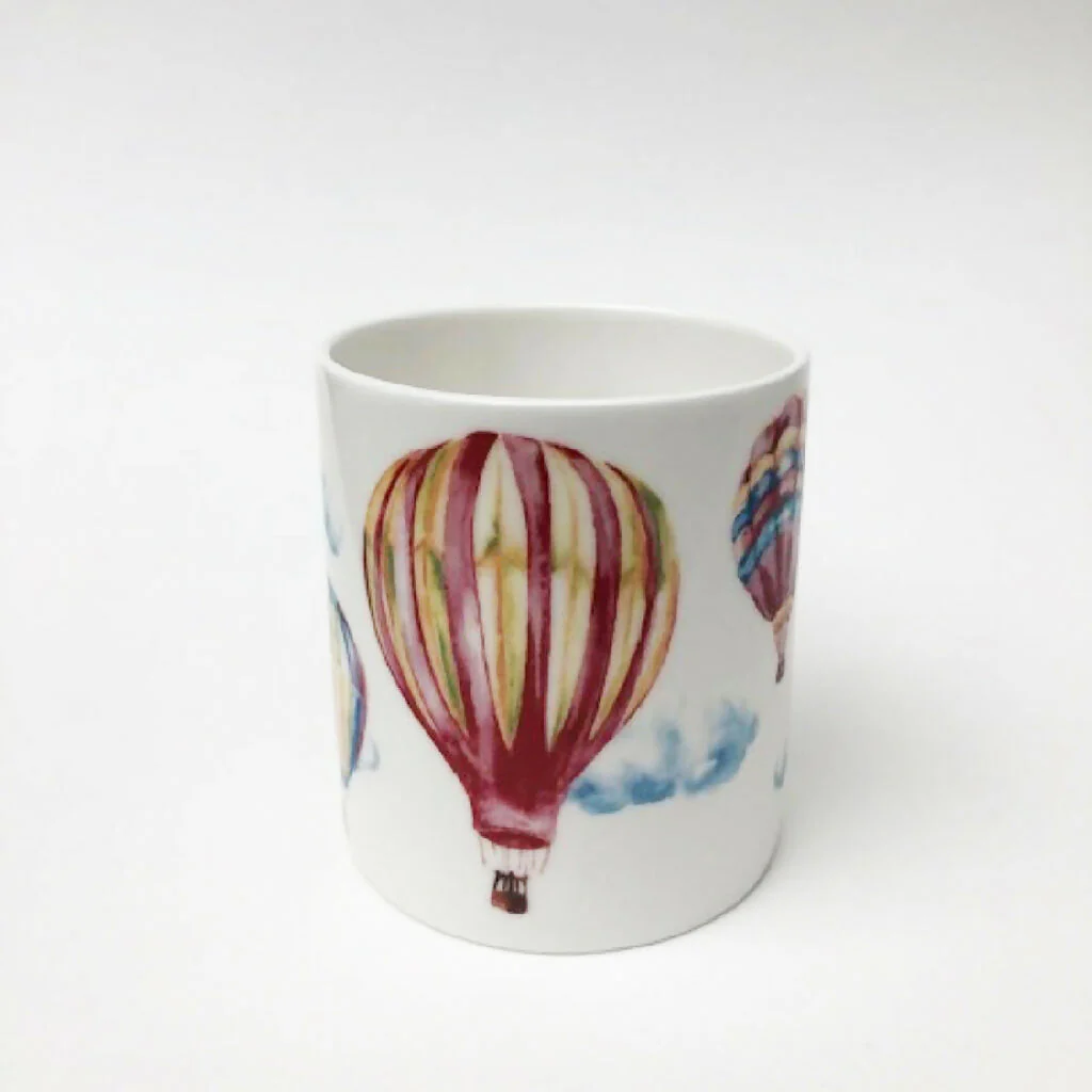 Hot Air Balloons China Mug - Image 3