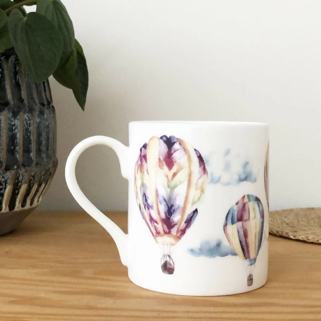 Hot Air Balloons China Mug - Image 4