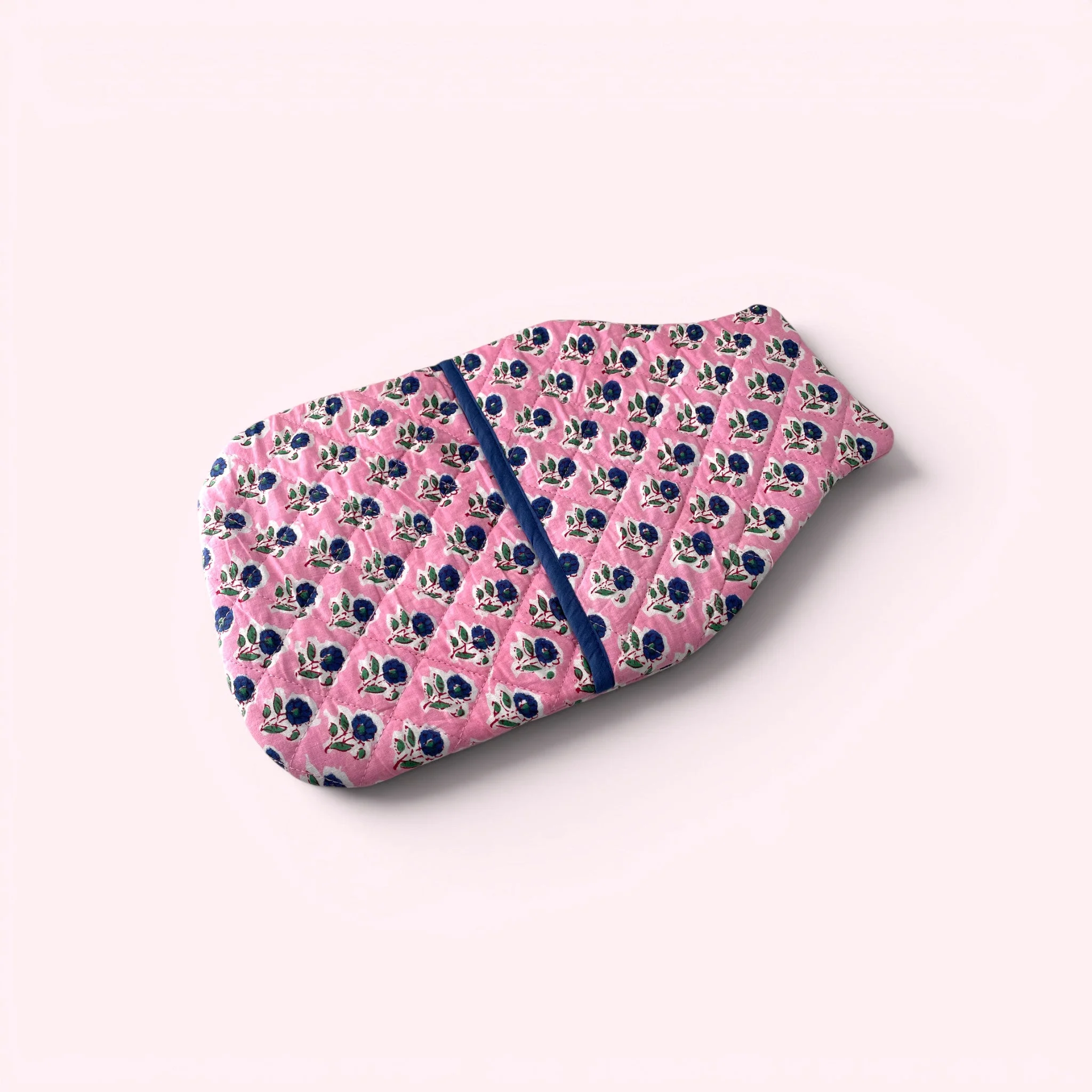Hot Water Bottle Cover - Pink Flower Print