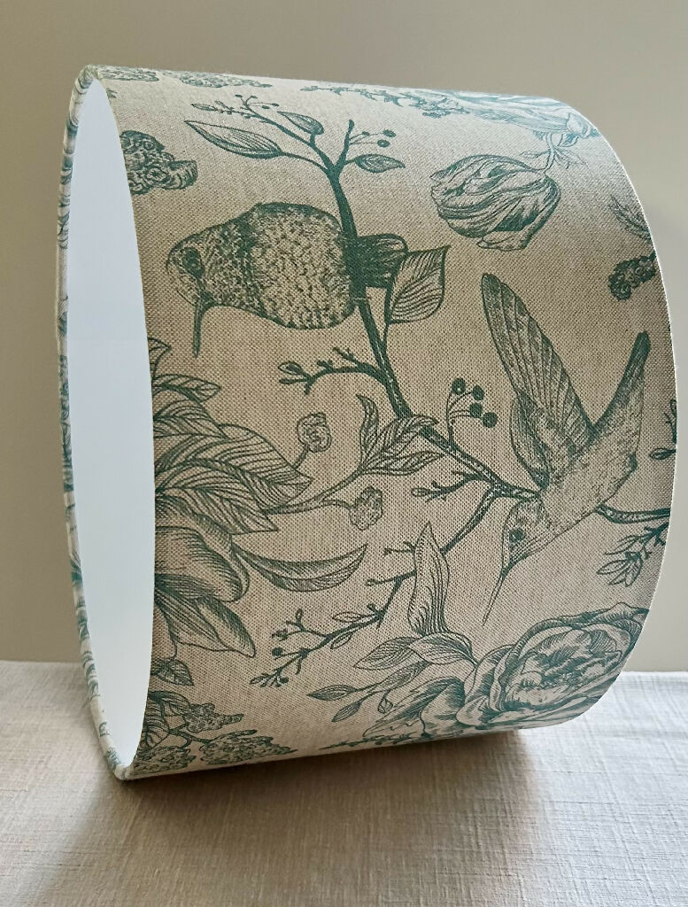 'Hummingbirds & Roses' Lampshade - Image 3