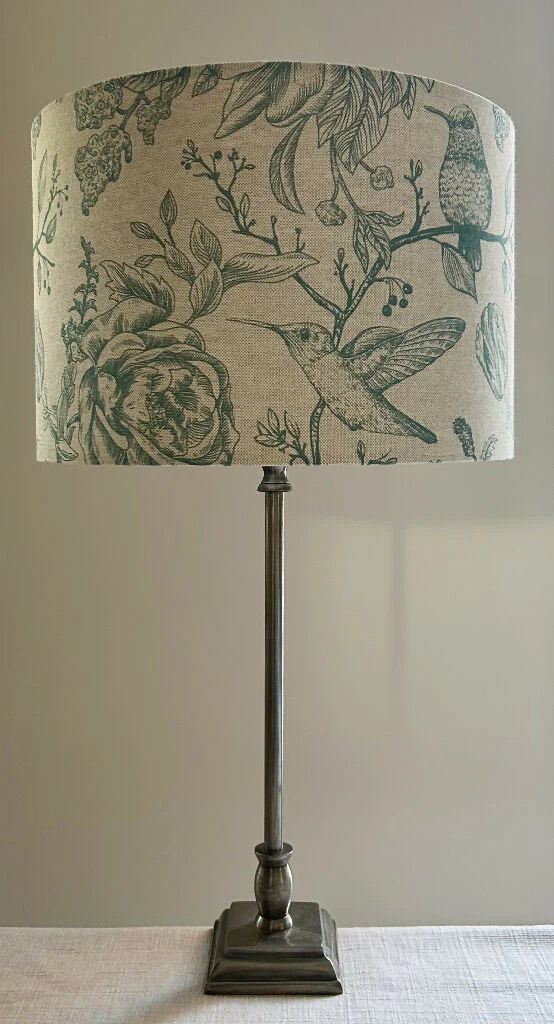 'Hummingbirds & Roses' Lampshade - Image 4