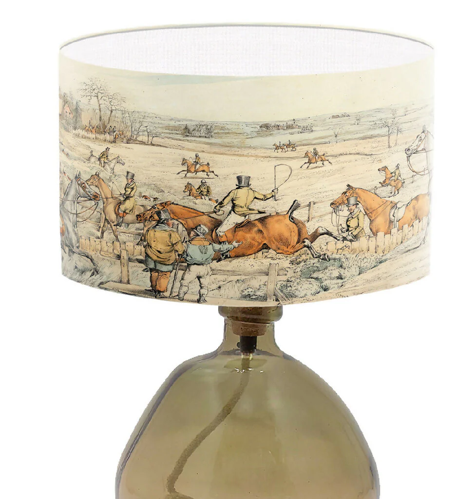 Hunting Scene Fine Art Lampshade - Image 5