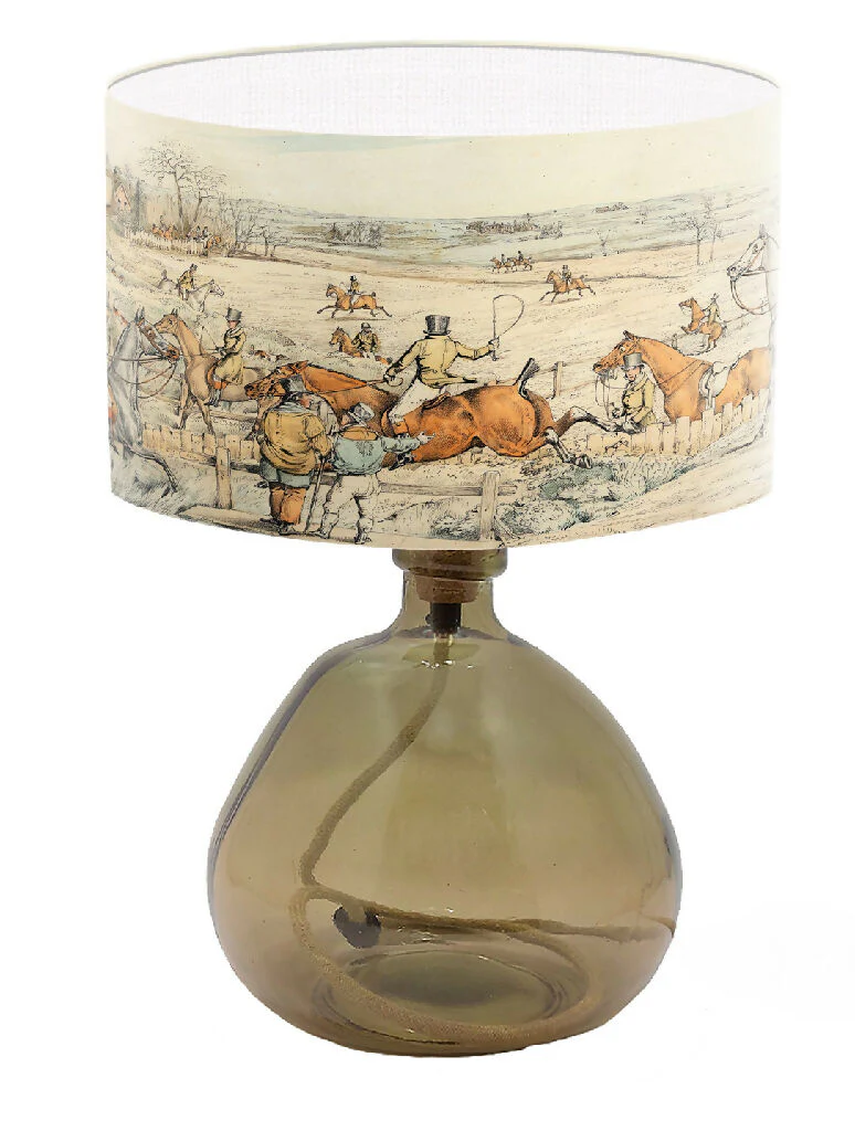 Hunting Scene Fine Art Lampshade - Image 6