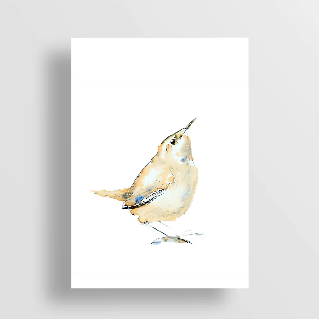 Inky birds Set of Two Giclée Fine Art Prints - Image 2