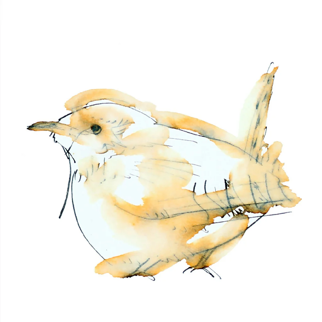 Inky birds Set of Two Giclée Fine Art Prints - Image 3