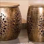 Iron & Wooden Top Coffee Table - Image 10