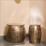 Iron & Wooden Top Coffee Table - Image 11