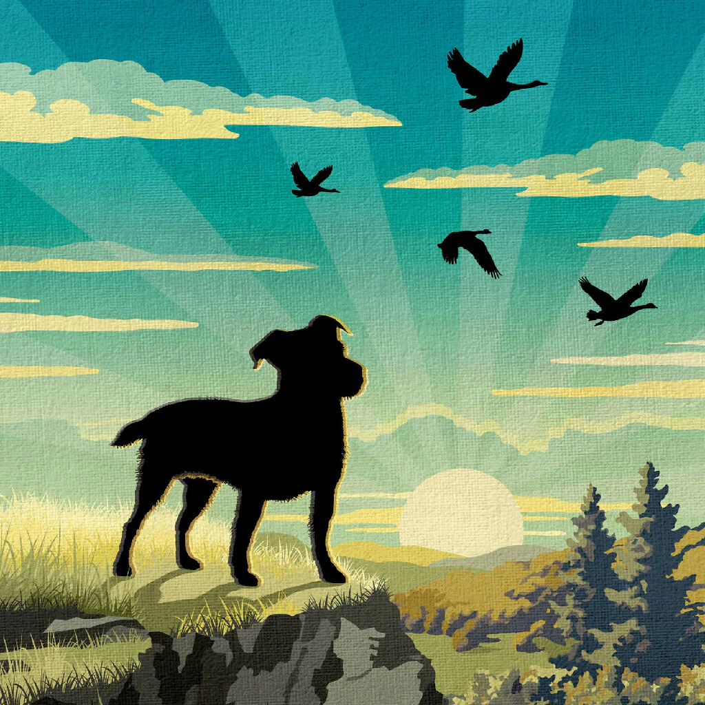 JACK RUSSELL OR PATTERDALE TERRIER 'THE GREAT OUTDOORS’ LIMITED EDITION ART PRINT - Image 6