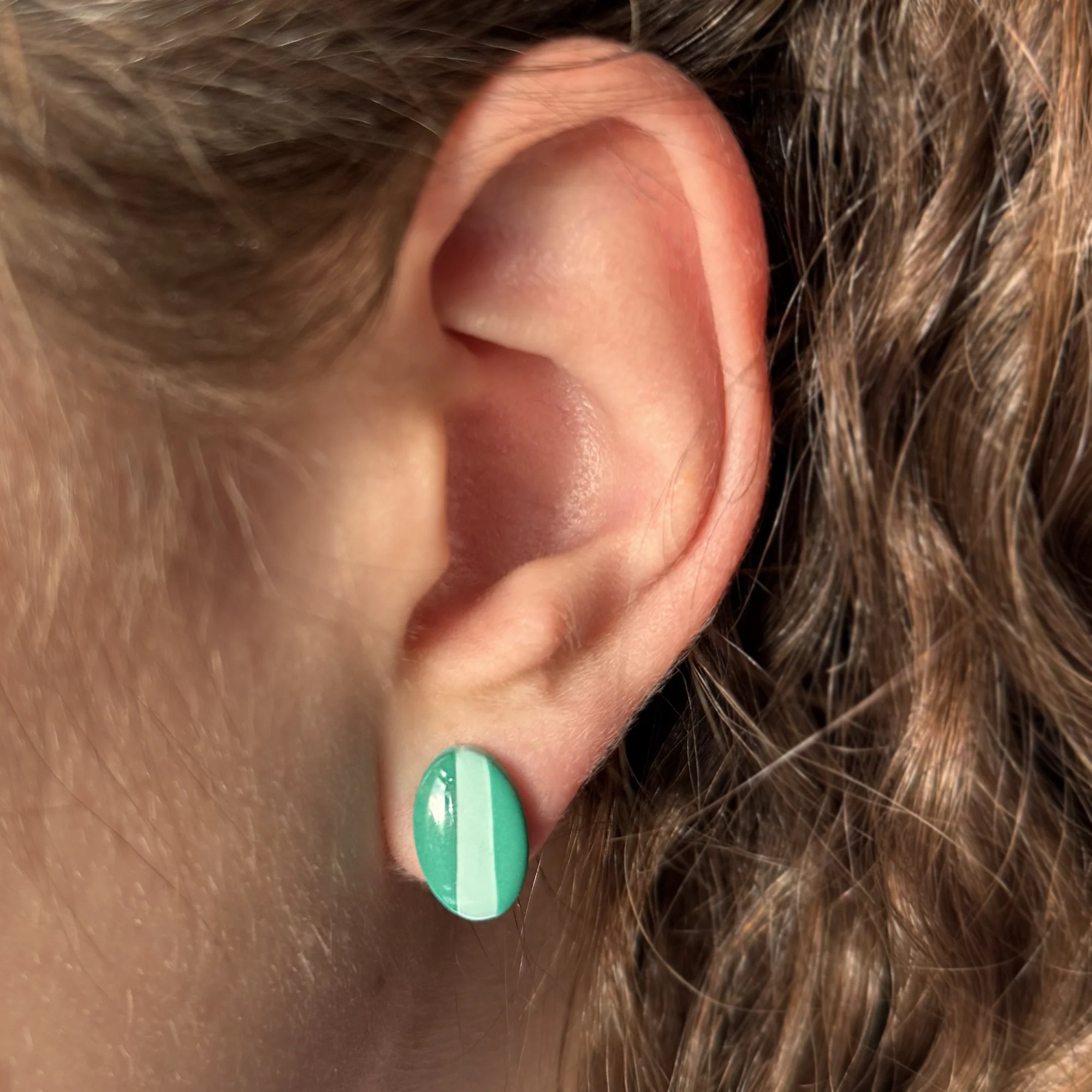 Jade | Berry | Stud Earrings