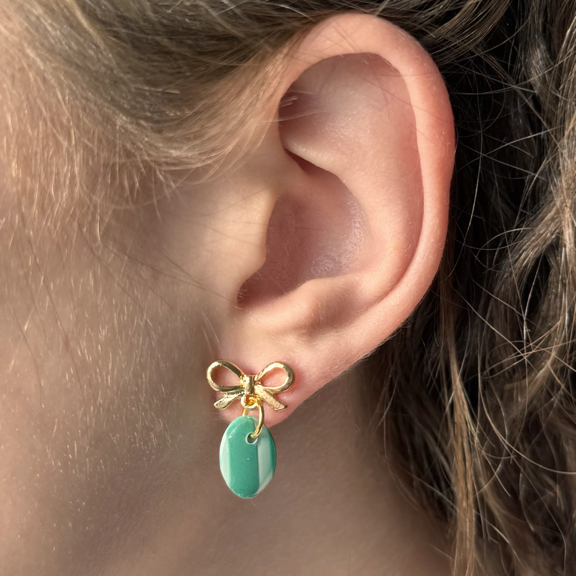 Jade | Kisses | Drop Earrings