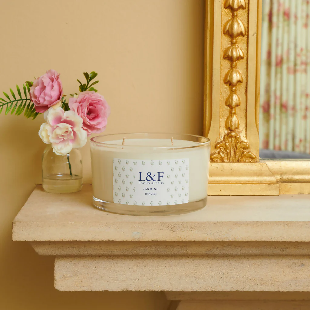Jasmine Soy Double Wick Candle - Image 2