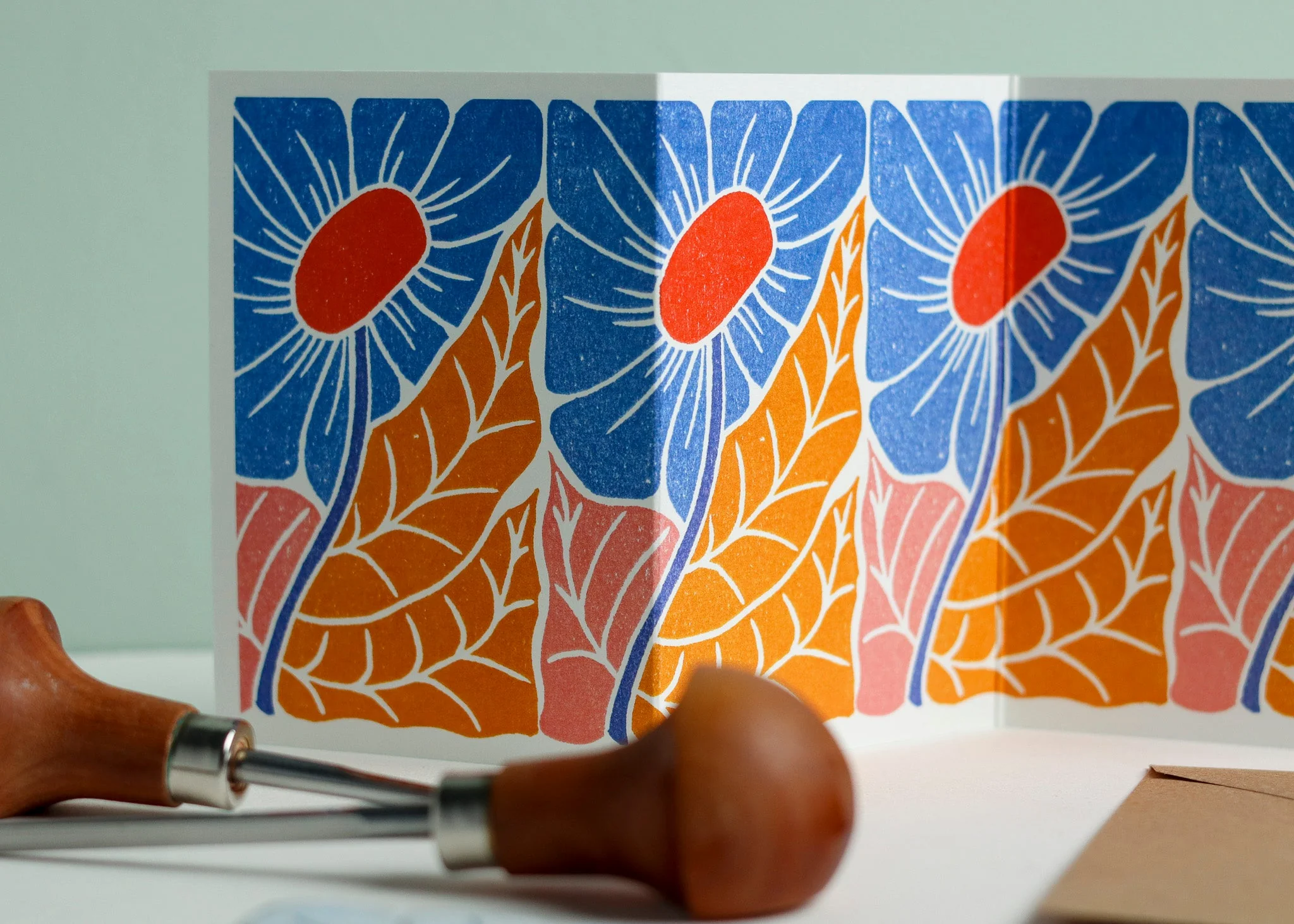 Joyful Garland Card | Single Card & Envelope - Image 5