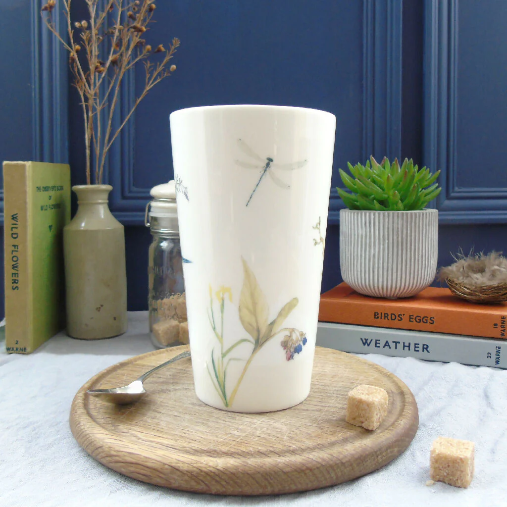 Kingfisher Bone China Tall Latte Mug - Image 6