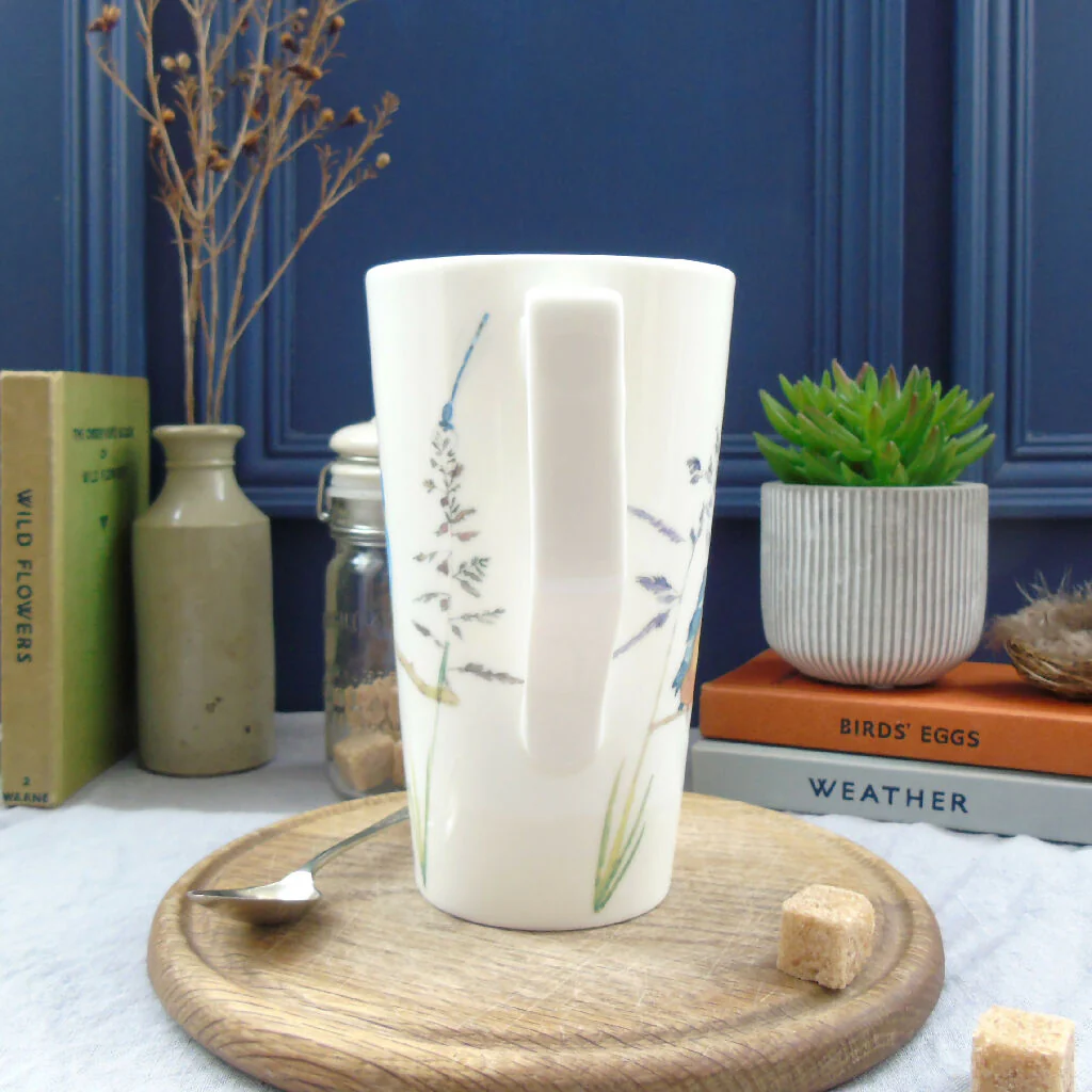 Kingfisher Bone China Tall Latte Mug - Image 8