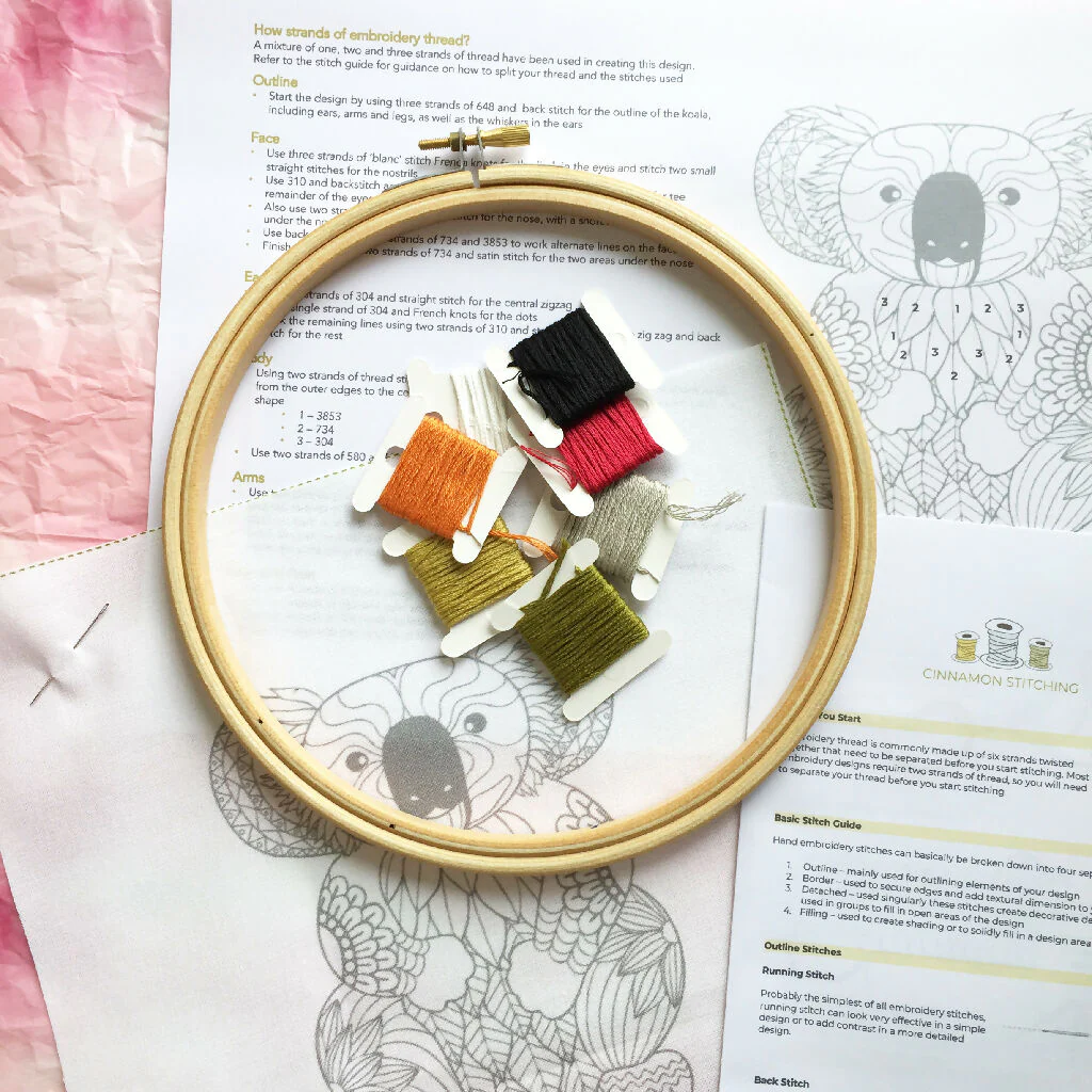 Koala Embroidery Kit - Image 6