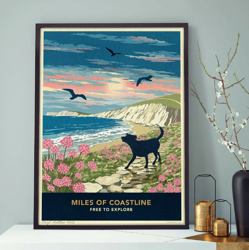 LABRADOR 'COASTAL WALKS’ LIMITED EDITION ART PRINT