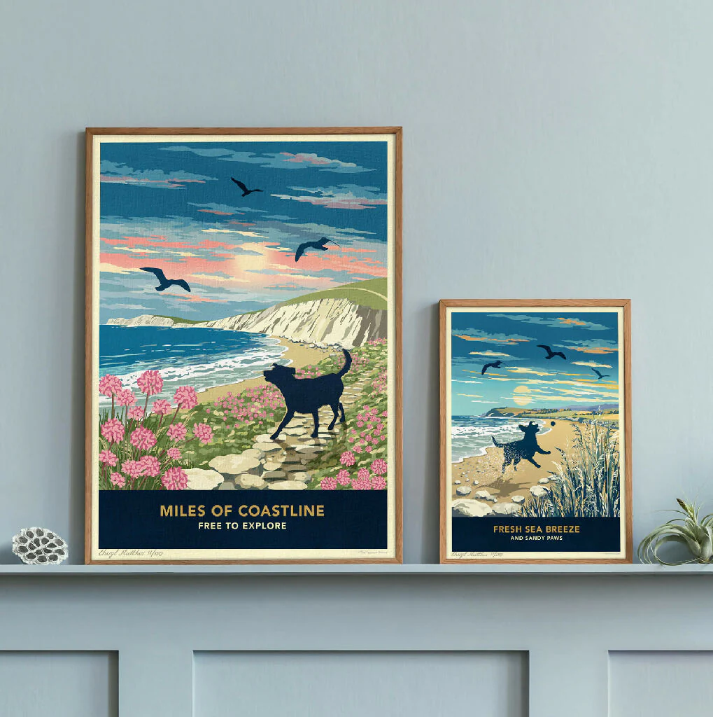 LABRADOR 'COASTAL WALKS’ LIMITED EDITION ART PRINT - Image 6