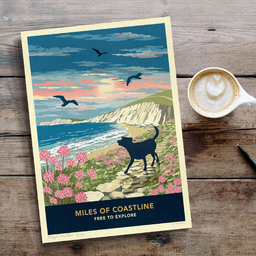 LABRADOR 'COASTAL WALKS’ LIMITED EDITION ART PRINT - Image 7