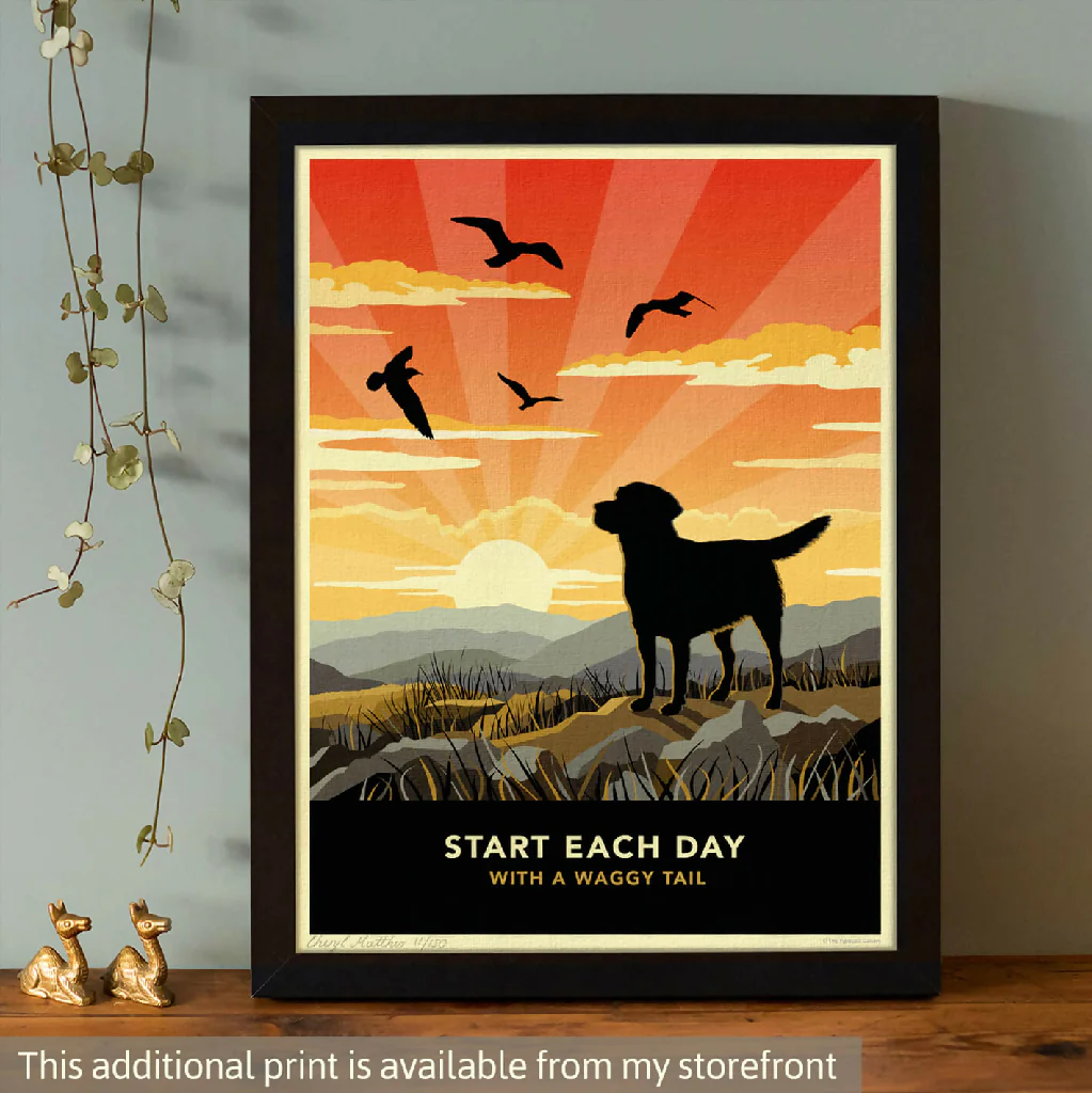 LABRADOR 'THE GREAT OUTDOORS’ LIMITED EDITION ART PRINT - Image 8
