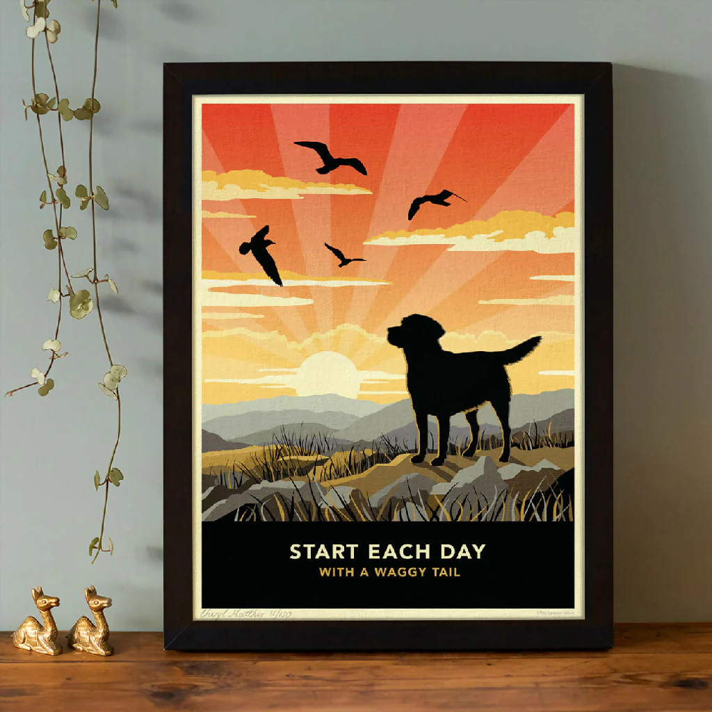 LABRADOR ‘WAGGY TAILS’ LIMITED EDITION ART PRINT