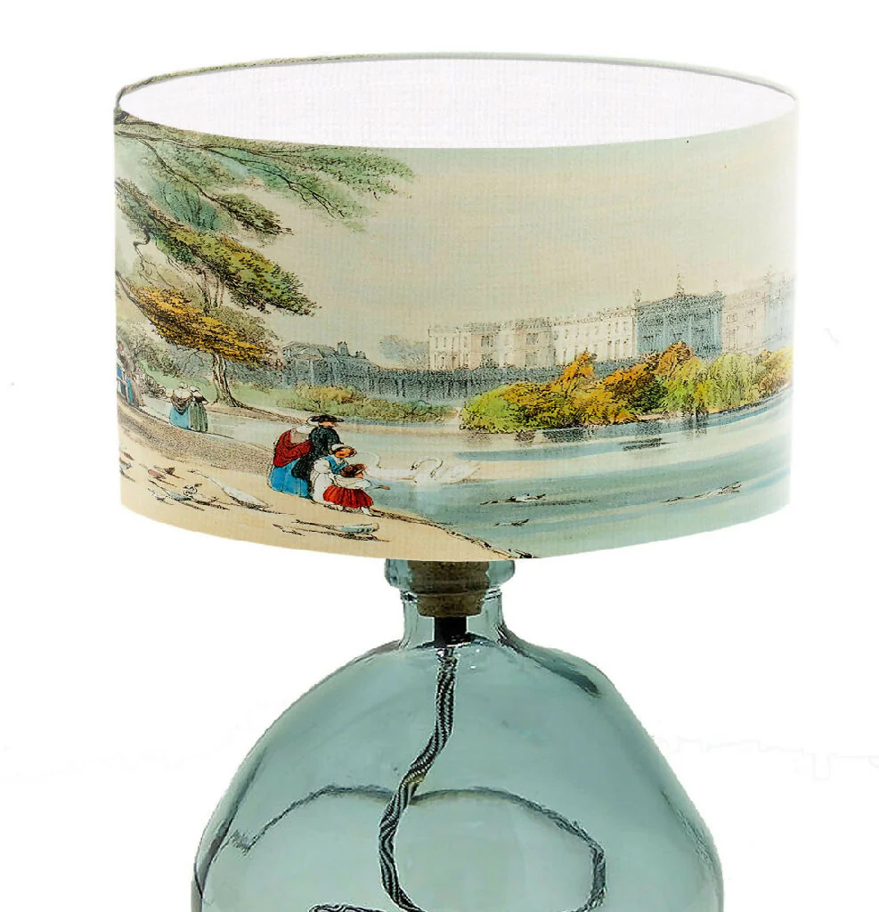 Lakeside Fine Art Print Lampshade - Image 4