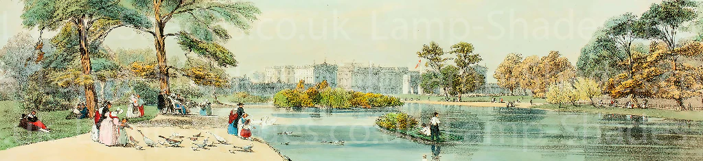 Lakeside Fine Art Print Lampshade - Image 5
