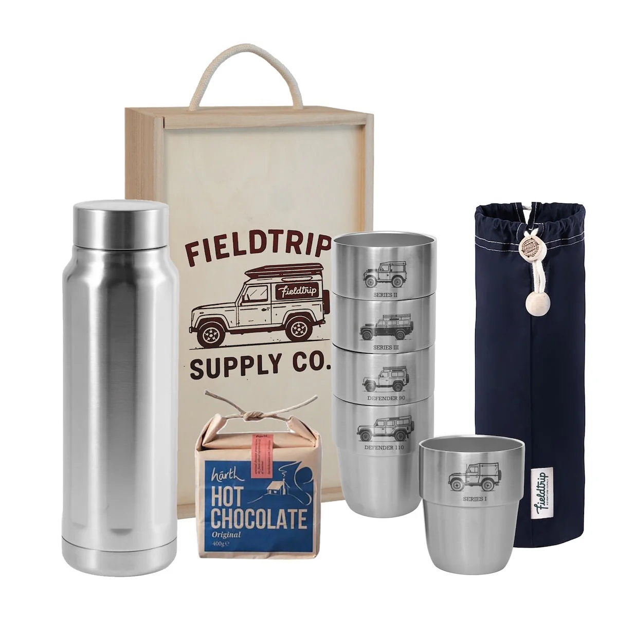 Land Rover Cups & Flask Gift Set - Image 3