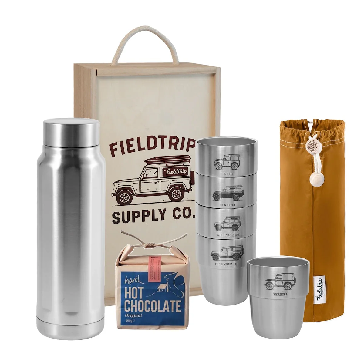 Land Rover Cups & Flask Gift Set - Image 4