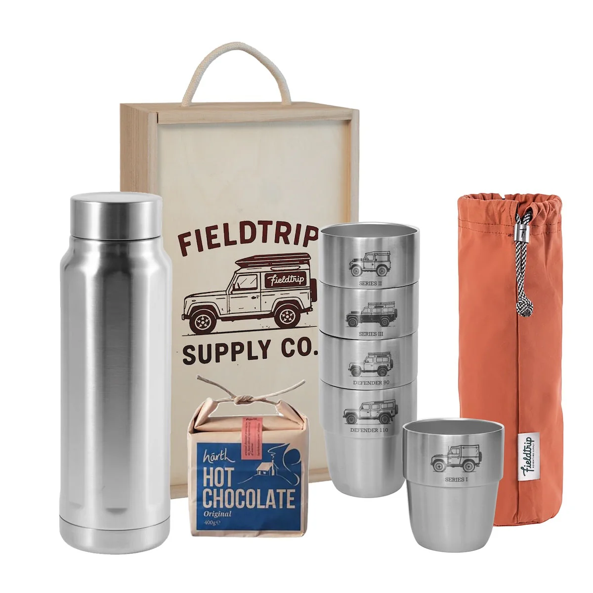 Land Rover Cups & Flask Gift Set - Image 5