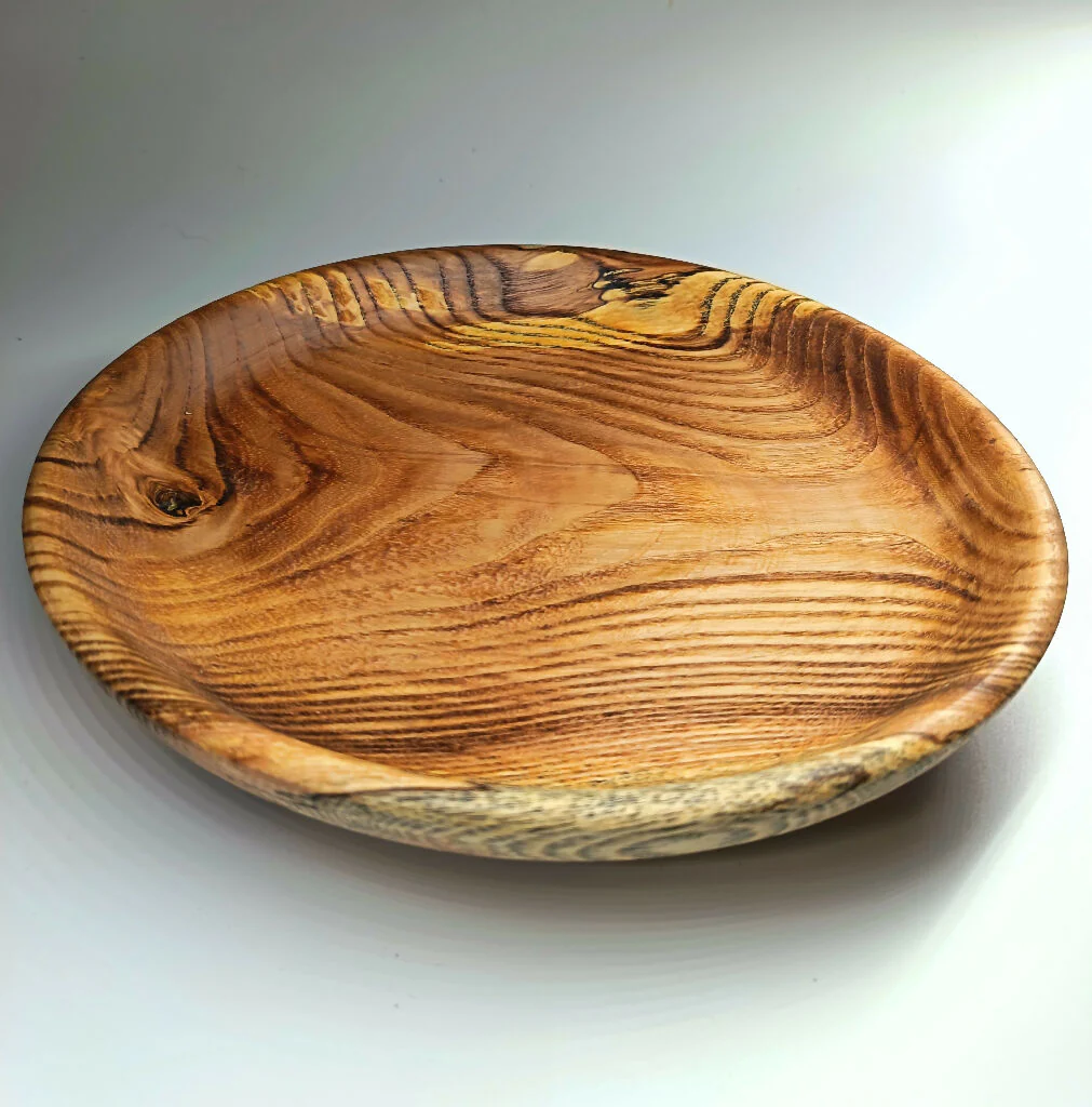 Large ash wood plate - Image 2