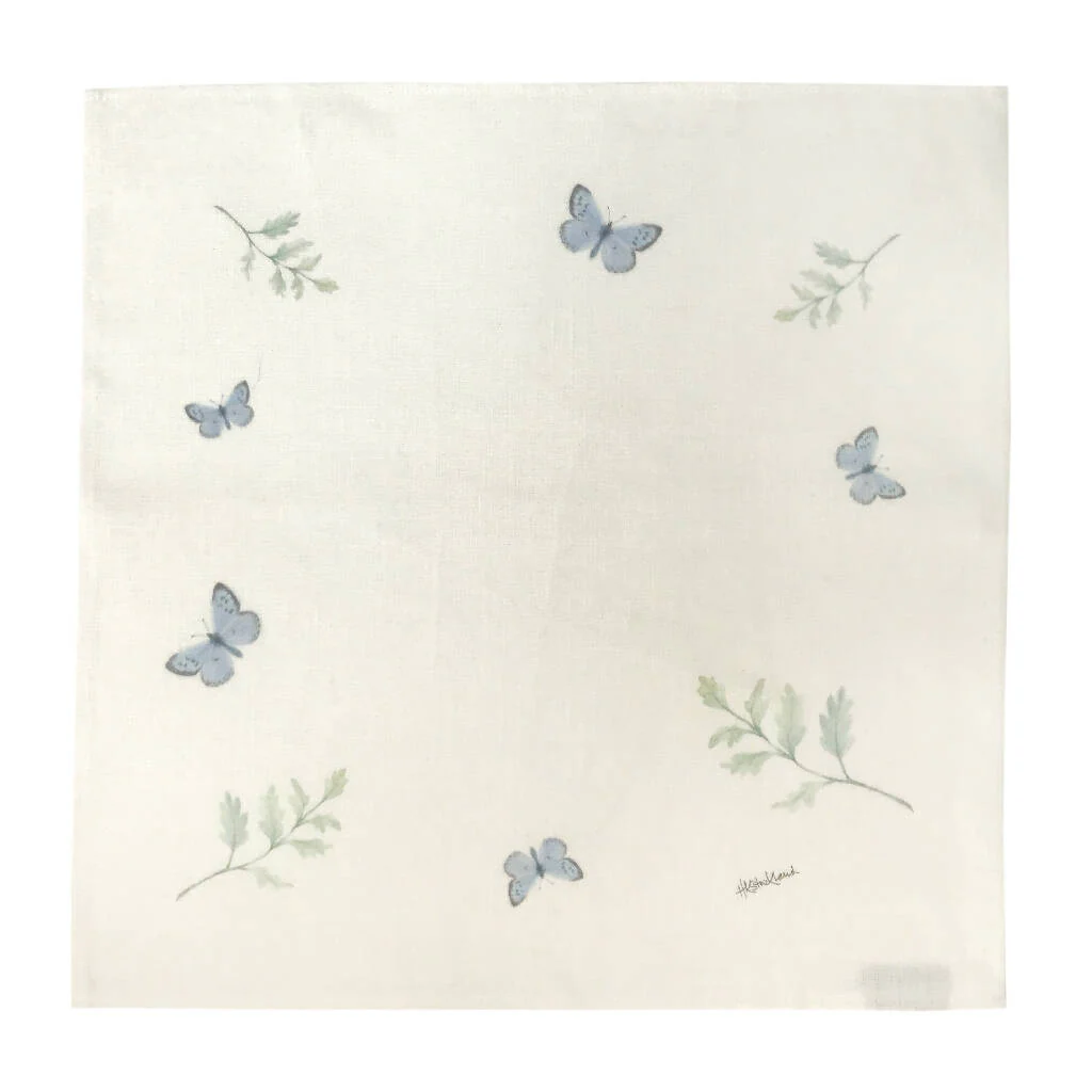 Large Blue Butterfly Napkins - Image 6