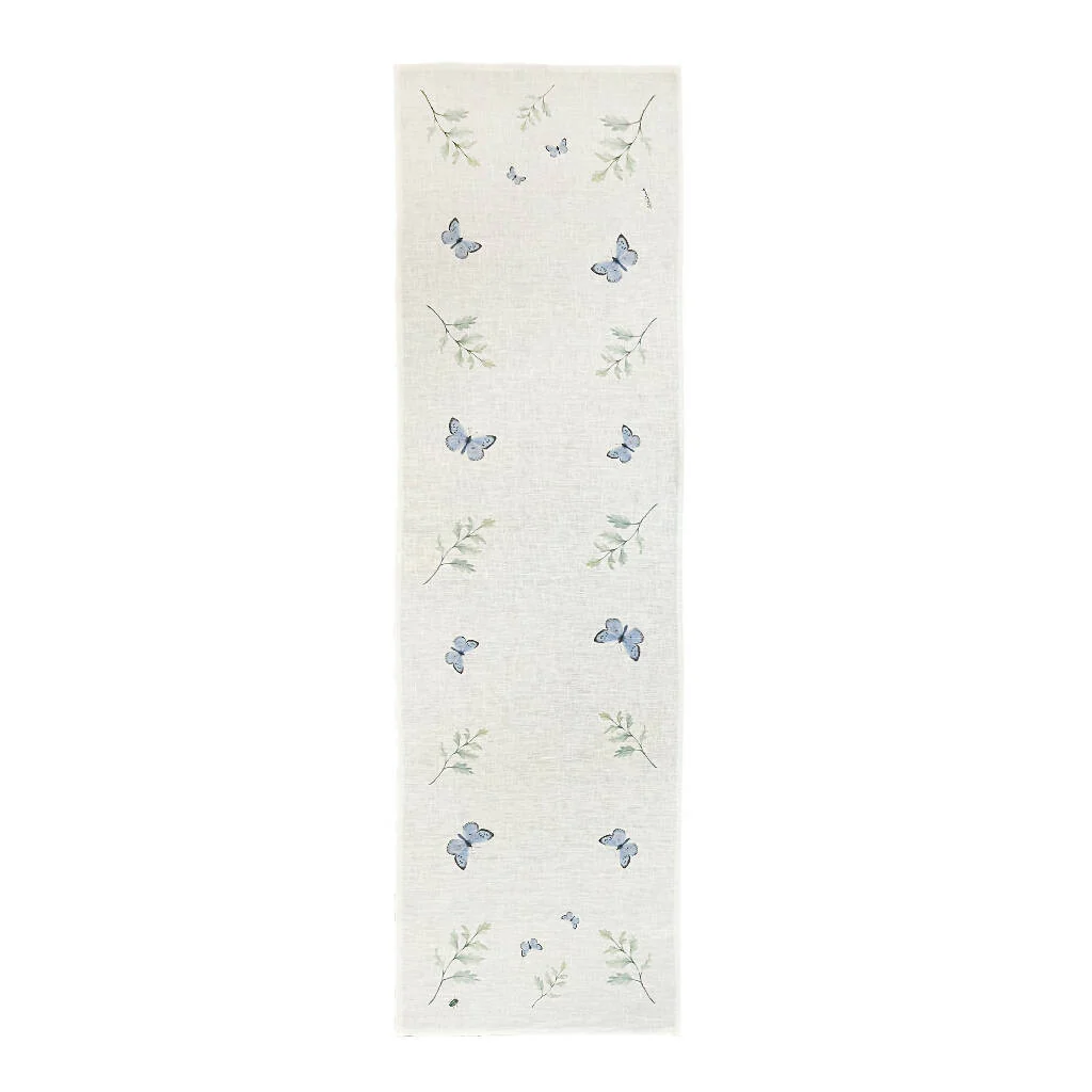 Large Blue Butterfly Table Runner - Image 3