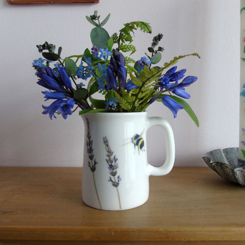 Lavender and Bee Fine Bone China Quarter Pint Jug - Image 6