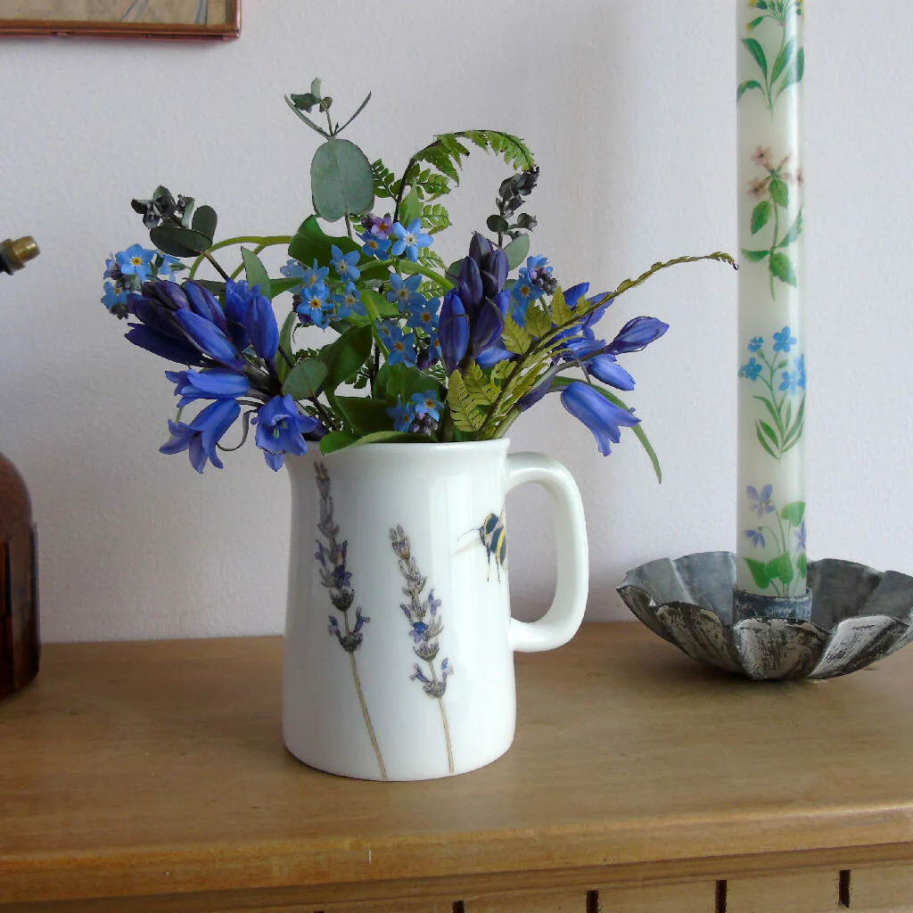 Lavender and Bee Fine Bone China Quarter Pint Jug - Image 8