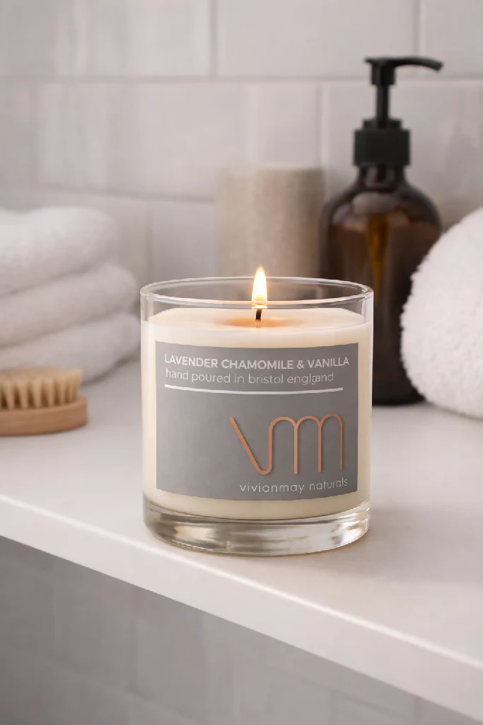 Lavender, Chamomile & Vanilla Soy Candle - Image 2