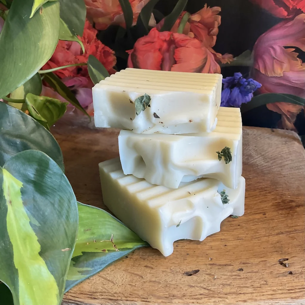 Lavender, eucalyptus and mint soap