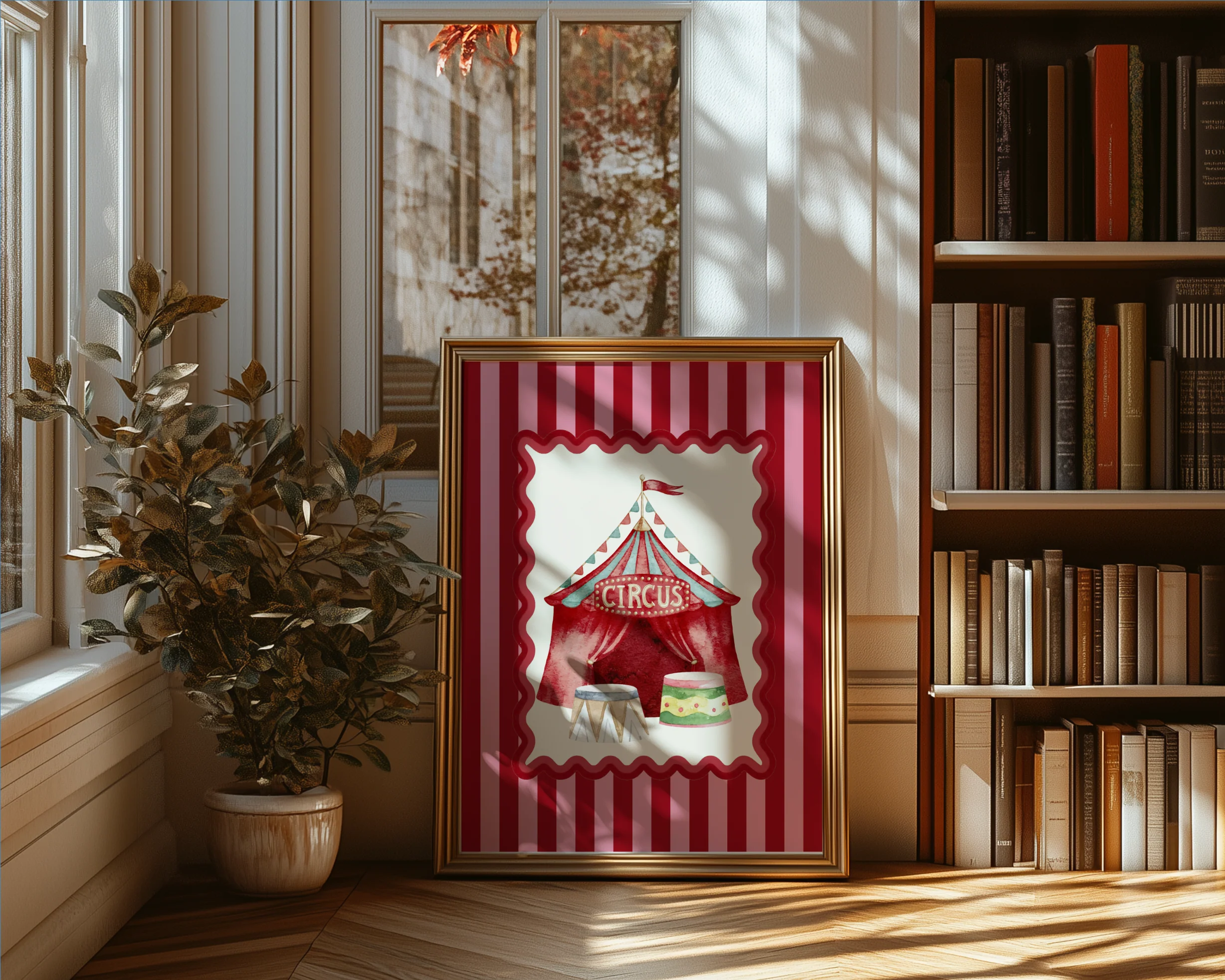 Le Cirque Circus Tent I Circus Artwork I Kids Room Illustration I Funfair Wall Art - Image 5
