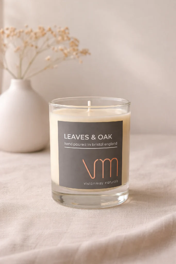 Leaves & Oak Soy Candle - Image 2
