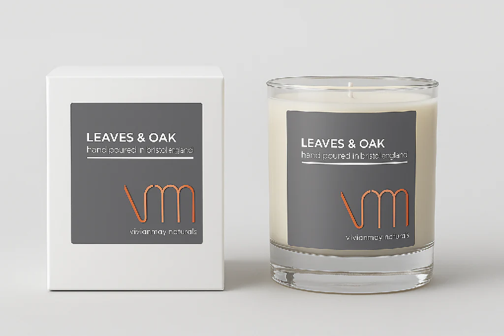 Leaves & Oak Soy Candle - Image 3