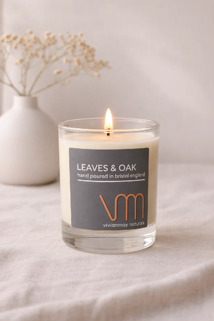 Leaves & Oak Soy Candle - Image 4