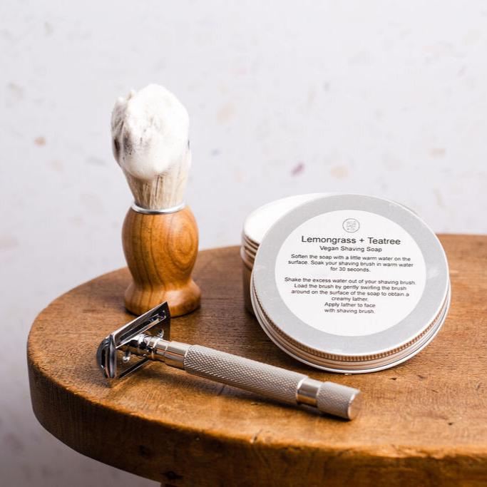 Lemongrass + Tea tree Shaving Soap - Image 2
