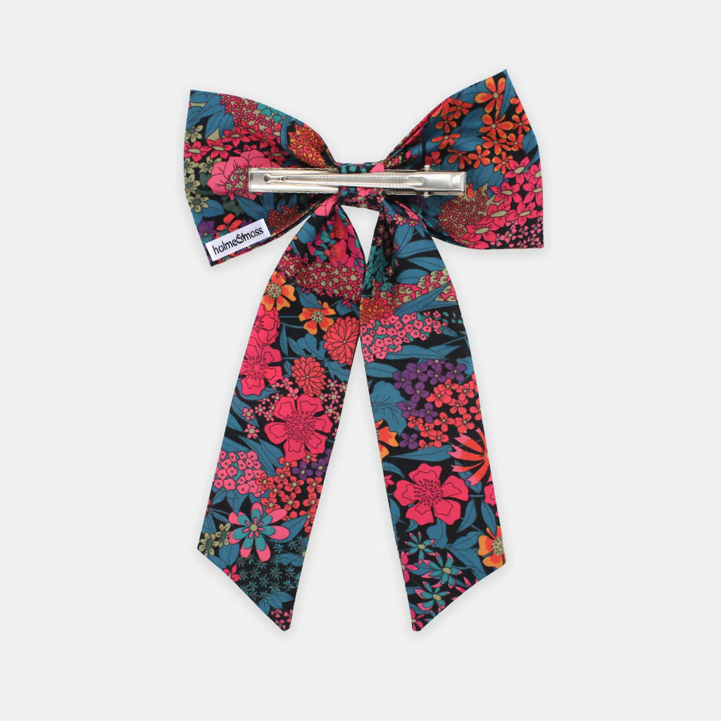 Liberty Bow Hair Clip - Ciara C Print - Image 4